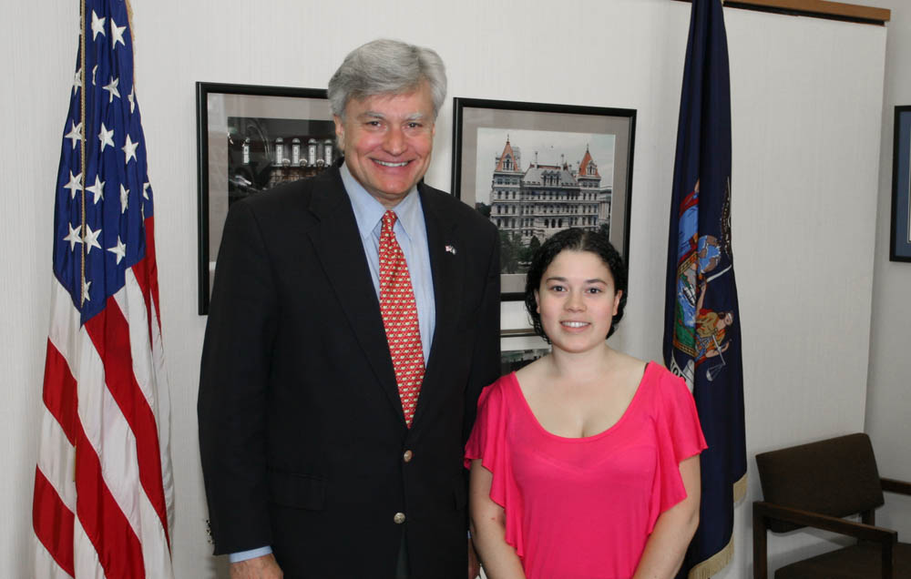Senator Nozzolio Alexandra Allman To Summer Internship Program